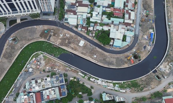 1,4 km đường ven rạch Xuyên Tâm sau thông xe