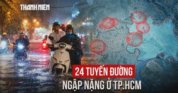 159 điểm ngập ở TP.HCM: Bản đồ 24 tuyến ngập nặng thường xuyên cần lưu ý