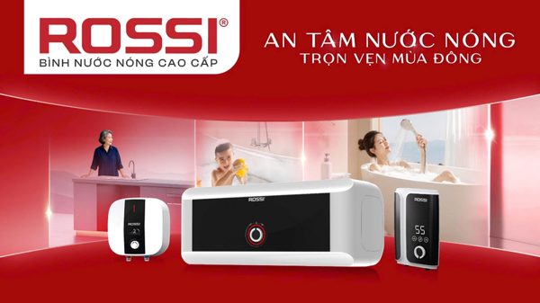 24 năm, một tiêu chuẩn an toàn: Vì sao bình nước nóng cao cấp Rossi được hai thế hệ tin chọn?