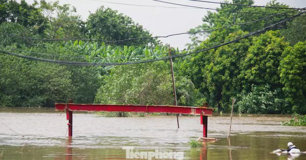 3 cây cầu 'mất dấu' trong nước lũ, người dân Hà Nội phải đi vòng 10 km để sang sông