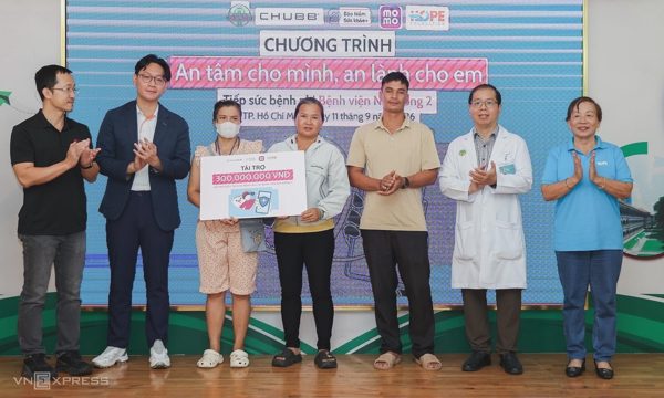 300 triệu đồng tiếp sức 8 em bé mắc bệnh hiểm nghèo