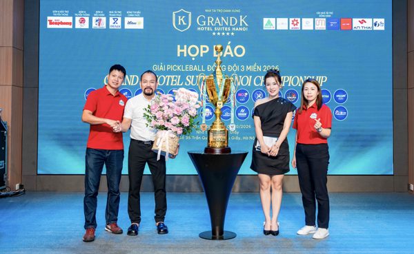 32 đội quy tụ tại ở Siêu giải Pickleball 3 miền tại Hà Nội