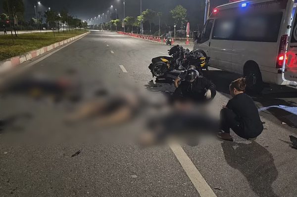 4 người tử vong trong vụ hai xe máy tông nhau ở Hải Phòng
