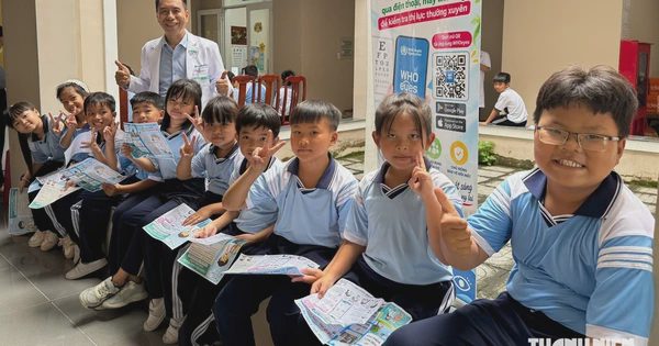 5.000 học sinh được sàng lọc tật khúc xạ, bệnh về mắt