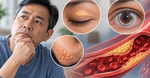 5 dấu hiệu trên da, mắt có thể liên quan cholesterol cao