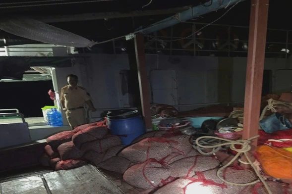 5 tàu cá bị tạm giữ vì cào đáy vịnh Hạ Long