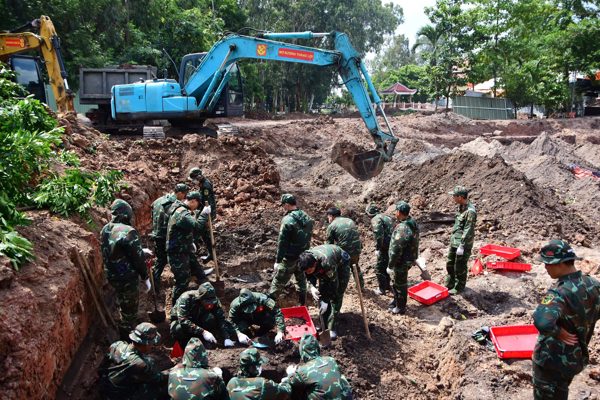 564 hài cốt liệt sĩ đã được tìm thấy tại Công viên Lê Thị Riêng
