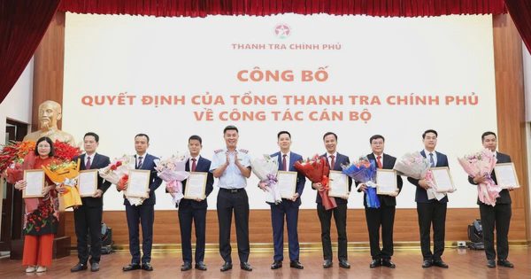 9 sĩ quan công an được biệt phái đến Thanh tra Chính phủ