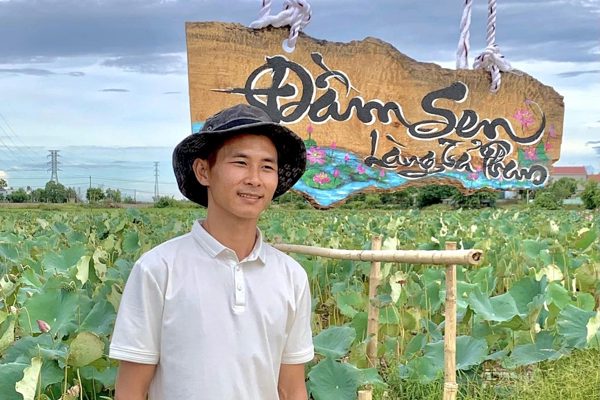 9X Quảng Trị biến ruộng trũng thành vùng sen 8ha, doanh thu hơn 1 tỷ đồng/năm