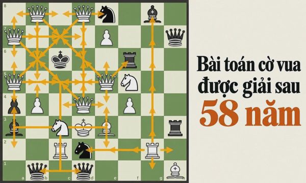 AI giải bài toán cờ vua 58 năm