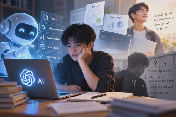 AI làm nhiều sinh viên "ảo tưởng năng lực”