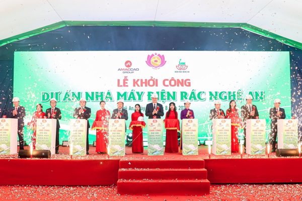 AMACCAO khởi công Nhà máy điện rác công nghệ cao lớn nhất miền Trung