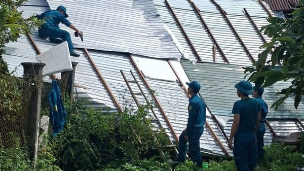 An Giang: Mưa dông quét qua 8 xã, thiệt hại hơn 1,4 tỷ đồng