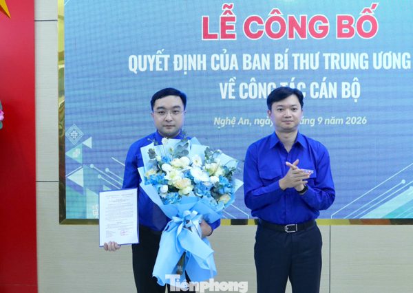 Anh Hồ Phúc Hải làm Bí thư Tỉnh Đoàn Nghệ An