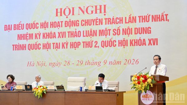 [Ảnh] Hội nghị đại biểu Quốc hội hoạt động chuyên trách lần thứ nhất, nhiệm kỳ khóa XVI