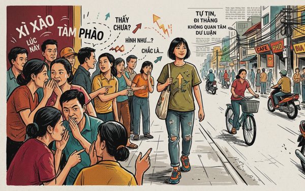 Ánh mắt thiên hạ: Chiếc gông vô hình cho những ai thích suy diễn
