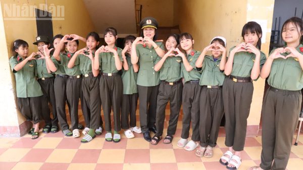 [Ảnh] Những ngày đầu mặc “áo lính” ở ngôi trường đặc biệt