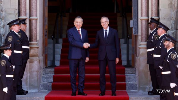 [Ảnh] Thủ tướng Canada Mark Carney đón, hội đàm với Tổng Bí thư, Chủ tịch nước Tô Lâm