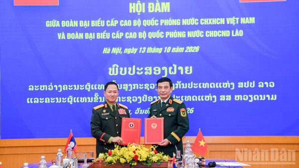 [Ảnh] Thúc đẩy hợp tác song phương Việt Nam Lào mãi mãi xanh tươi, đời đời bền vững