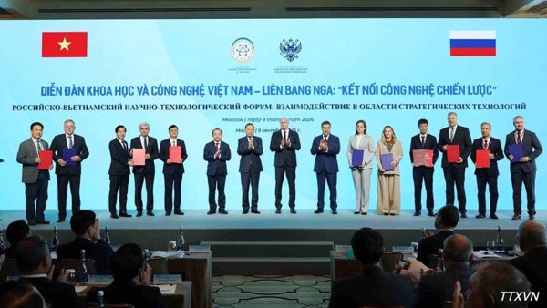 [Ảnh] Tổng Bí thư, Chủ tịch nước Tô Lâm dự Diễn đàn Khoa học và Công nghệ Việt Nam-Liên bang Nga