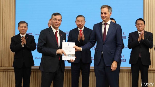 [Ảnh] Tổng Bí thư, Chủ tịch nước Tô Lâm dự lễ trao văn kiện, thỏa thuận hợp tác với các cơ quan của Liên hợp quốc