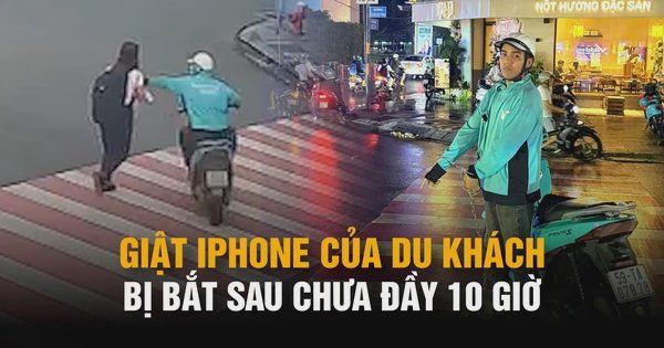 Áp sát giật iPhone của du khách, nghi phạm sa lưới sau chưa đầy 10 giờ gây án