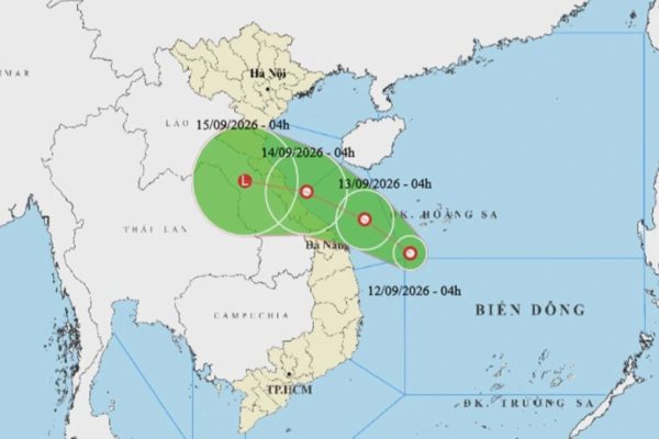 Áp thấp nhiệt đới vừa hình thành, có thể gây mưa lớn trên cả nước