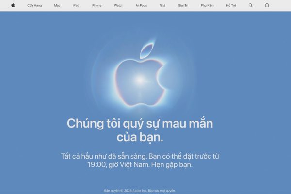 Apple gây tranh luận vì dùng từ "mau mắn" trước giờ mở bán iPhone Duo