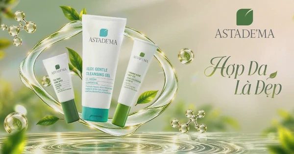 ASTADE'MA - Mỹ phẩm tiêu chuẩn dược chăm sóc da mụn dịu nhẹ, lành tính