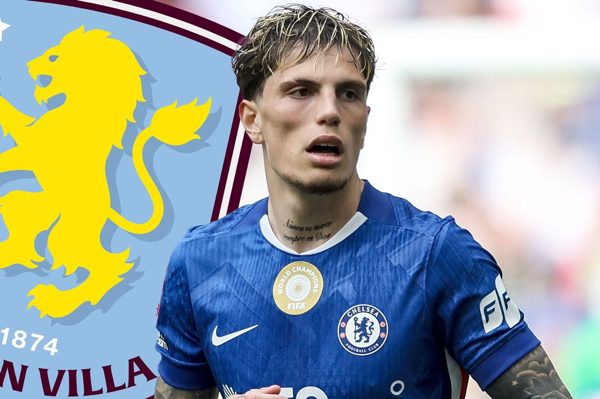 Aston Villa giải cứu Garnacho, Chelsea reo vui