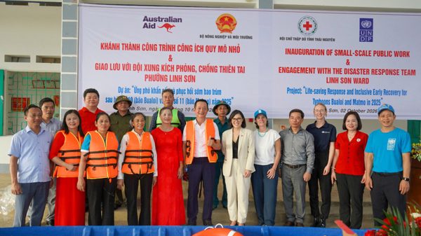 Australia và UNDP chung tay hỗ trợ tỉnh Thái Nguyên khắc phục hậu quả bão lũ