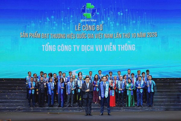 Ba dịch vụ của VNPT đạt Thương hiệu quốc gia Việt Nam năm 2026