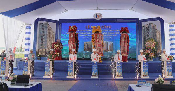 Bắc Ninh khởi công gần 500 căn nhà ở xã hội tại phường Đa Mai