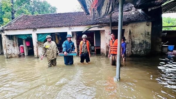 Bắc Ninh: Nước lũ trên các sông vẫn ở mức cao