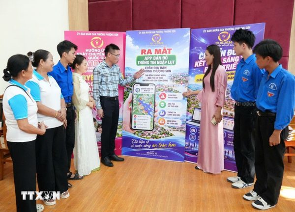 Bắc Ninh ra mắt Bản đồ thông tin ngập nước, thúc đẩy chuyển đổi số từ cơ sở