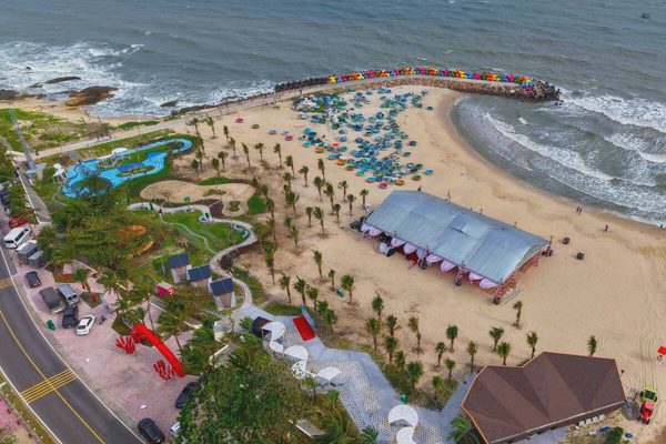 Bãi Đá Ông Địa ở Phan Thiết được chỉnh trang thành công viên