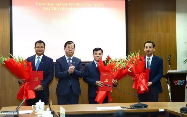 Ban Bí thư bổ nhiệm 3 nhân sự giữ chức Phó Tổng Giám đốc Đài Truyền hình Việt Nam
