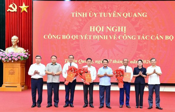 Ban Bí thư chỉ định ba nhân sự tại Tuyên Quang