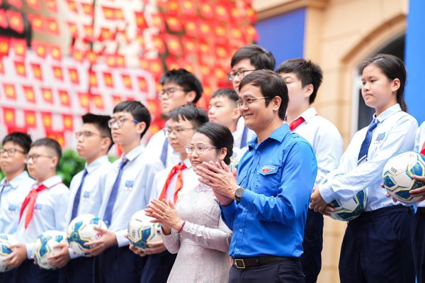 Ban Bí thư T.Ư Đoàn dự lễ khai giảng năm học mới 2026 - 2027