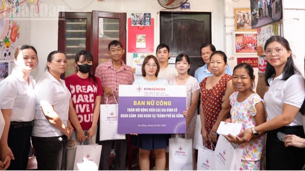 Ban Nữ công Công ty Thủy điện Sông Bung lan tỏa yêu thương nhân Ngày Phụ nữ Việt Nam