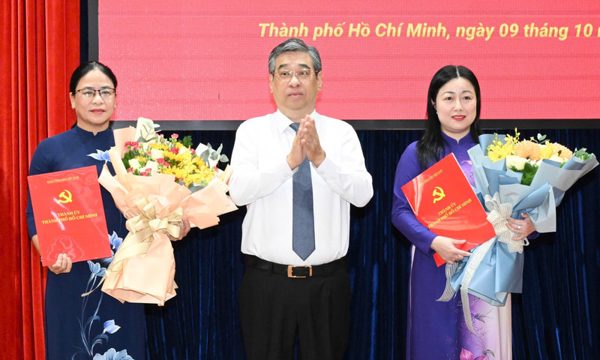 Ban Thường vụ Thành ủy TPHCM điều động, chỉ định cán bộ