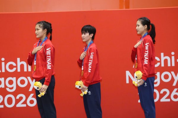 Bảng tổng sắp huy chương ASIAD 2026 hôm nay 30/9