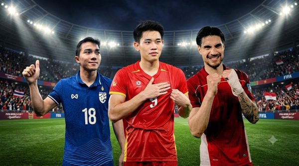 Bảng xếp hạng FIFA: Việt Nam vẫn tốp 100, Thái Lan số 1 Đông Nam Á, Indonesia leo hạng