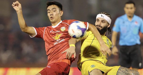 Bảng xếp hạng V-League mới nhất: SLNA lỡ cơ hội soán ngôi đầu của CLB CAHN, Nam Định leo tốp 4