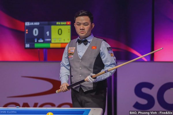 Bao Phương Vinh không thể vô địch billiards thế giới đầy đáng tiếc