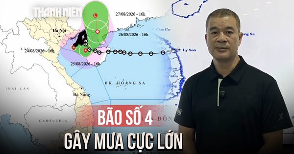 Bão số 4 giật cấp 11, mưa lớn dồn dập từ Bắc bộ đến Hà Tĩnh