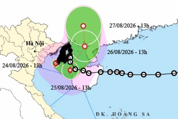 Bão số 4 Narra cách Quảng Ninh - Hải Phòng hơn 100km, mưa lớn ở đâu?