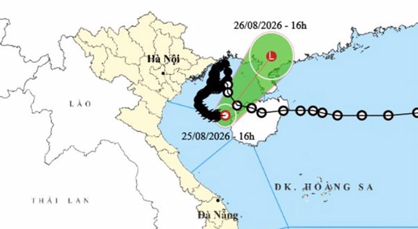Bão số 4 Narra suy yếu thành áp thấp nhiệt đới