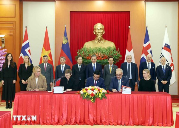 Báo Thái Lan đưa tin Việt Nam ký FTA với EFTA