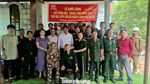 Báo Tiền Phong đồng hành sửa chữa nhà cho cựu chiến binh tại Đồng Nai